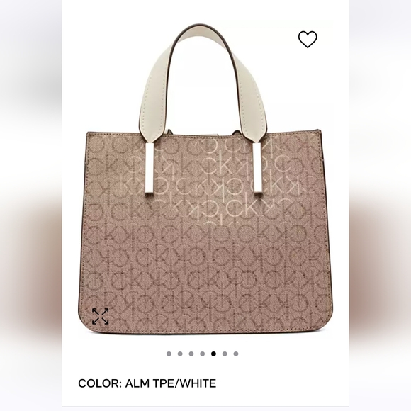 Calvin Klein Audrey Signature Convertiable Crossbody/Clutch - Picture 4 of 8